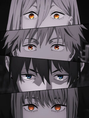 Eyes Chainsaw Man Poster