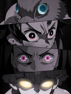 Eyes Hashira Demon Slayer anime Poster