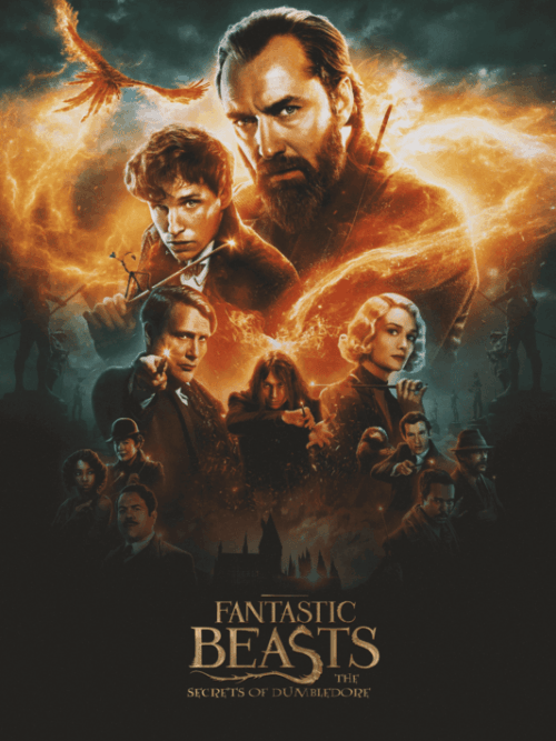 Fantastic Beasts The Secrets Of Dumbledore 2022 Movie Poster