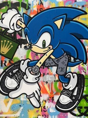 Faster Than the Speed of Light Sonic Poster