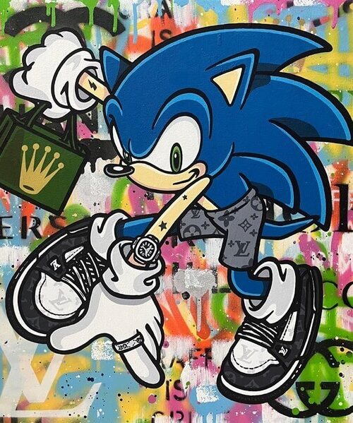 Faster Than the Speed of Light Sonic Poster