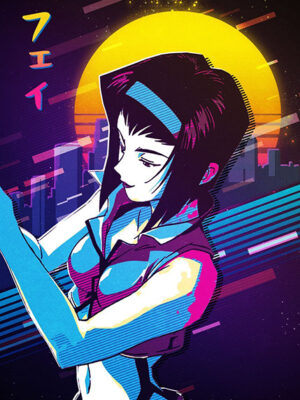 Faye Valentine Cowboy Bebop anime Poster