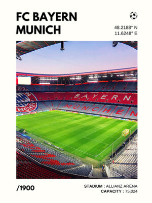 FC Bayern Munich Stadium Poster