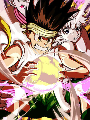 Final Throw Volleyball Match Hunter x Hunter Poster