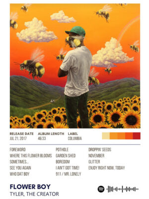 Flower Boy By Tyler The Creator Album Poster