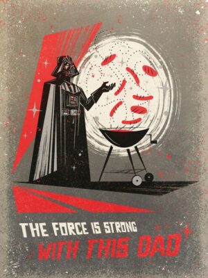 Force Barbeque Star Wars Poster