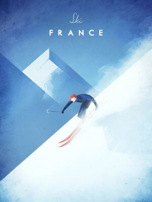 France Minimalist Travel Poster