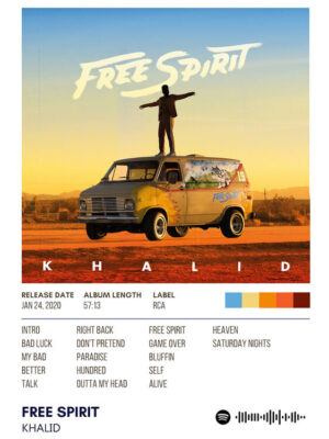 Free Spirit By Khalid Album Poster
