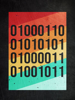 Fuck You Binary Code Poster