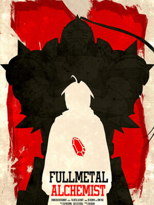 Fullmetal Alchemist Brotherhood Minimalist Poster