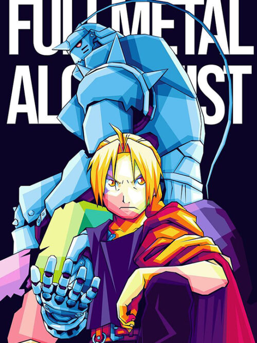 Fullmetal Alchemist Brotherhood Pop art Poster