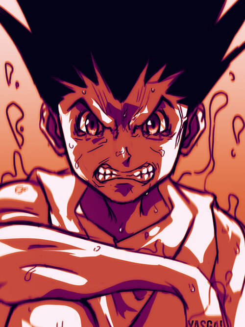 Furious Gon HxH Poster