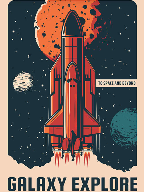 Galaxy Explore Poster