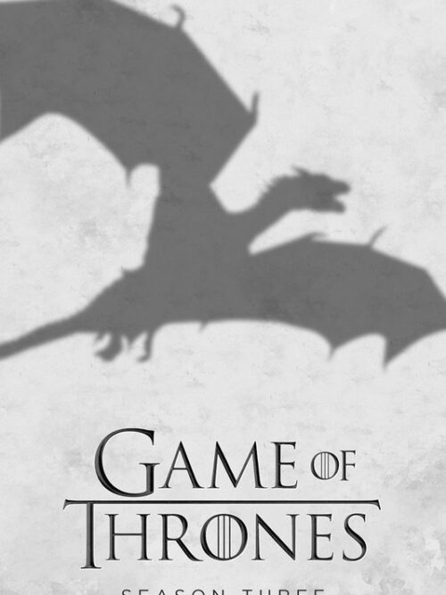 Game Of Thrones 2011 Season 3 TV Show Poster