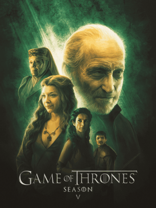 Game Of Thrones 2011 Season 5 Movie Poster