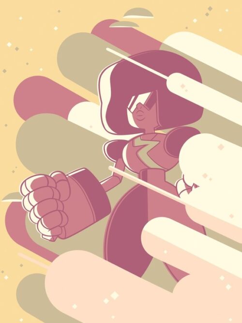 Garnet Clouds Steven Universe Poster