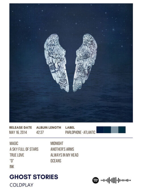 Ghost Stories Coldplay Album Poster