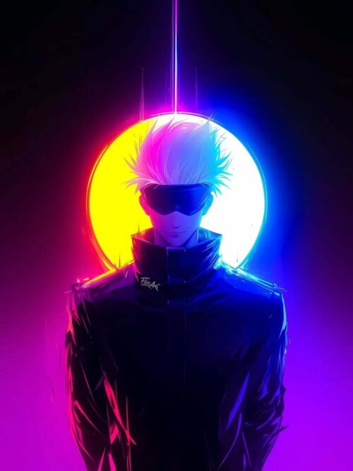 Gojo Satoru Anime & Manga Poster