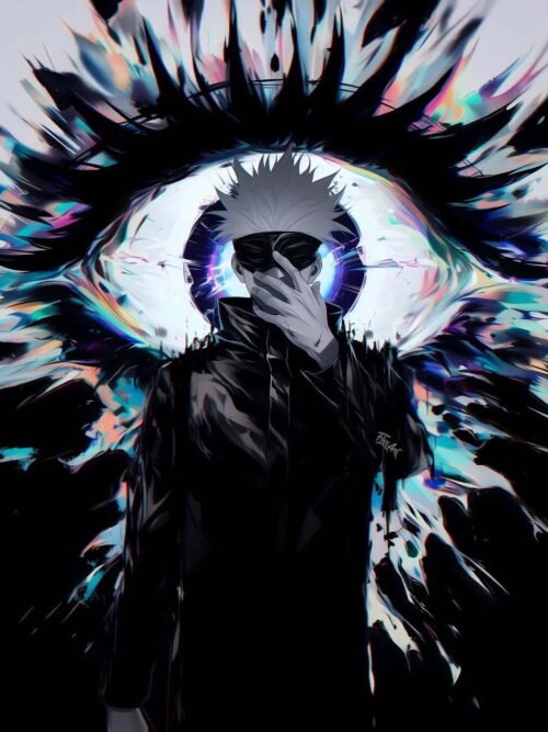 Gojo Satoru JJK Anime & Manga Poster