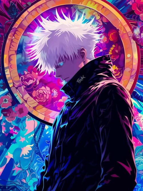 Gojo Satoru JJK Anime & Manga Poster