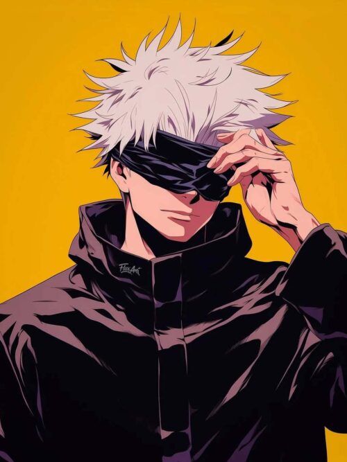 Gojo Satoru JJK Anime & Manga Poster
