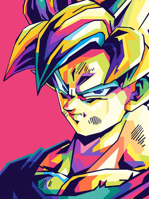 Goku Dragon Ball Z Pop art Poster