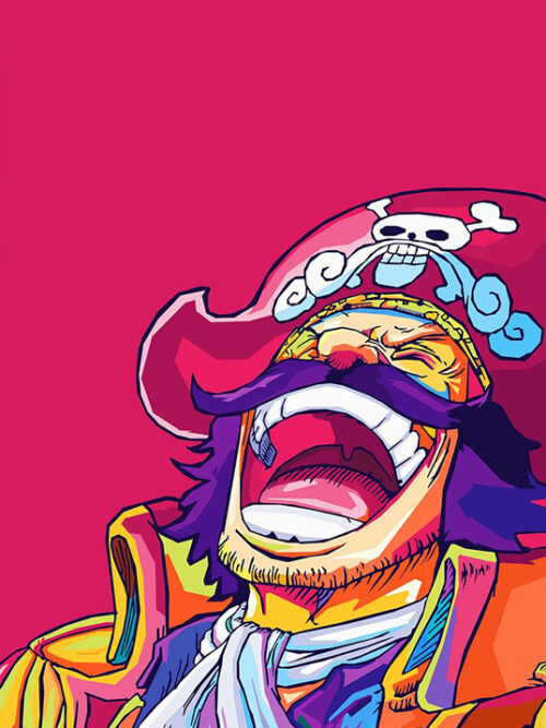 Gold D Roger One Piece Pop art Poster