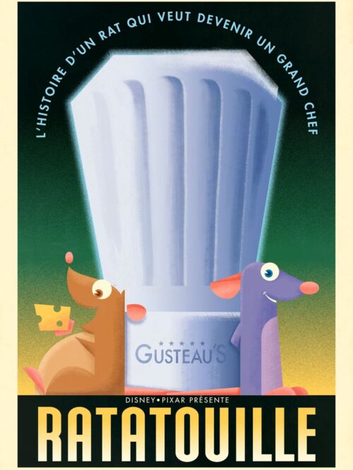 Gusteaus Hat Ratatouille Poster