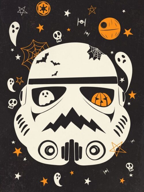 Halloween Stormtrooper Star Wars Poster