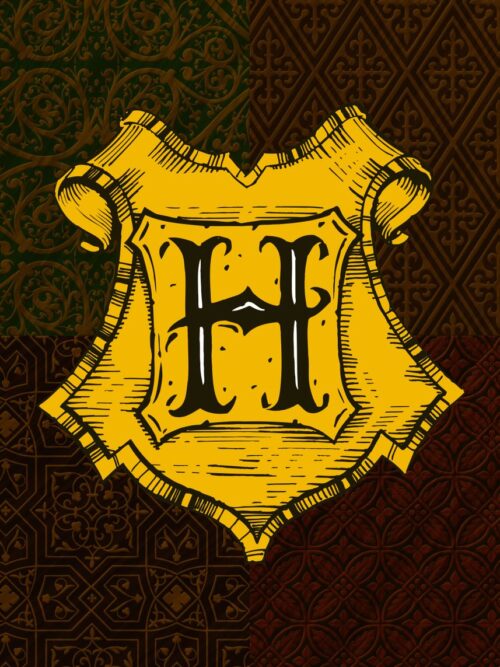 Harry Potter Hogwarts Simple Crest Poster