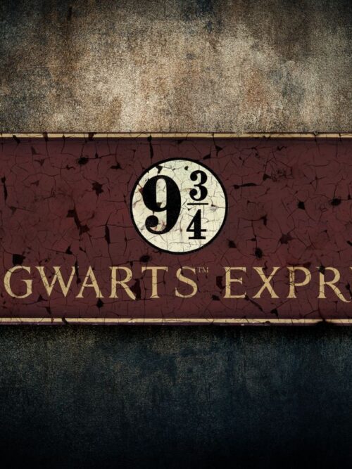 Harry Potter Platform 9/34 Plaque Poster