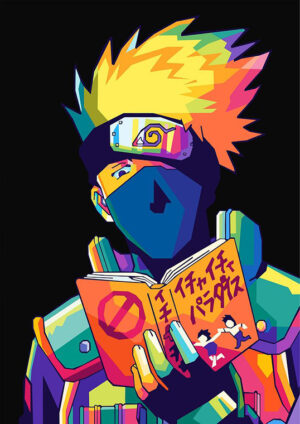 Hatake Kakashi Naruto Pop art Poster