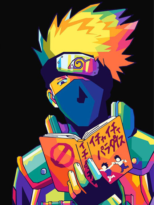 Hatake Kakashi Naruto Pop art Poster