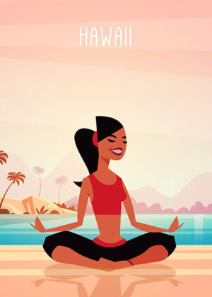 Hawaii Travel Poster