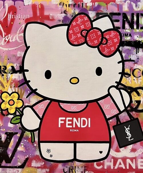Hello Kitty Shopping Poster