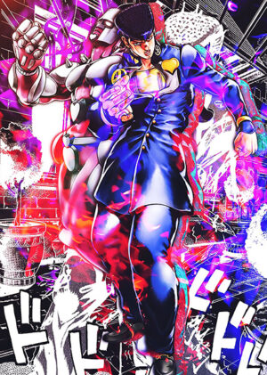 Higashikata Josuke JoJo's Bizarre Adventure Poster