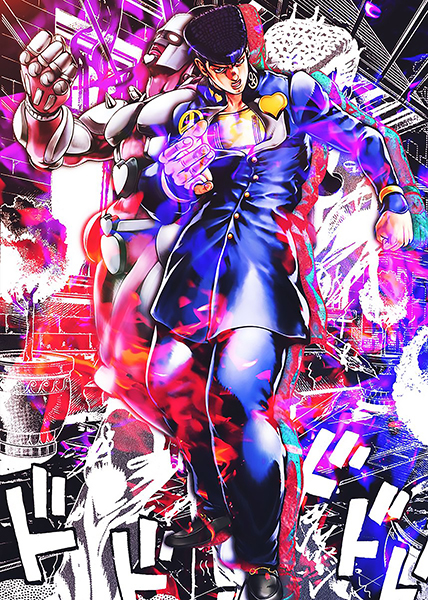 Higashikata Josuke JoJo's Bizarre Adventure Poster