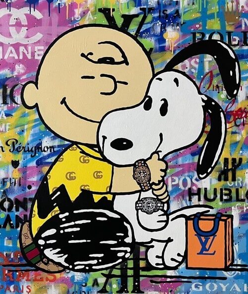 Hug It Out Peanuts Poster