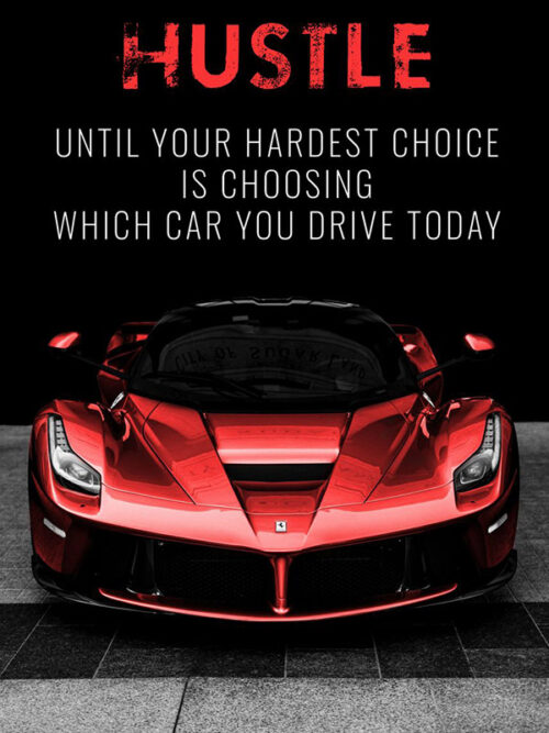 Hustle Motivation Poster