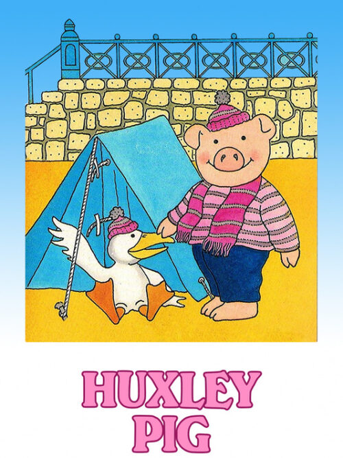 Huxley Pig 1989 Cartoon Poster