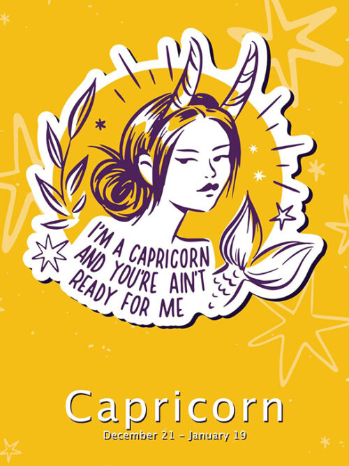 I am a Capricorn and you are not ready for me Zodiac Sign Poster