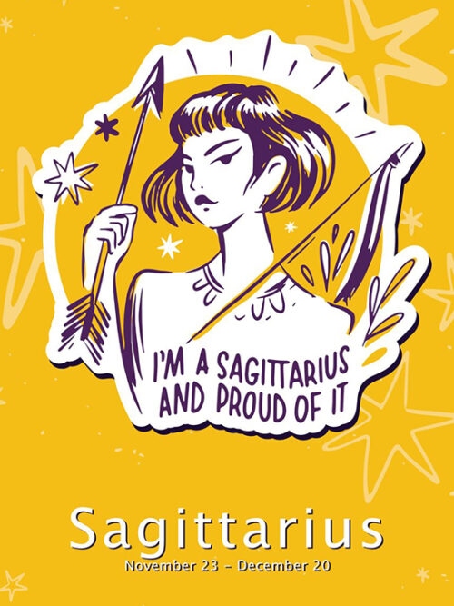 I am a Sagittarius and proud of it Zodiac Sign Poster