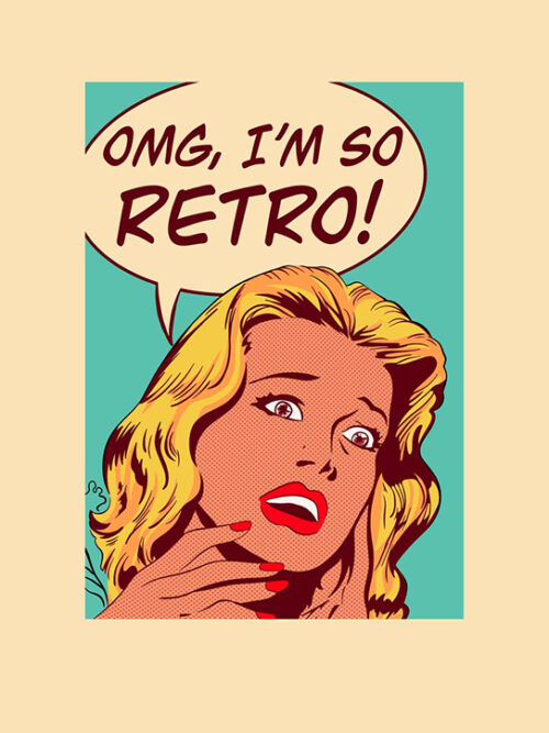 I am so Retro Comics Pop Art Poster