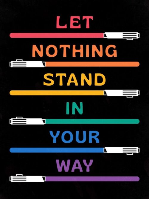 In your way Star Wars Poster