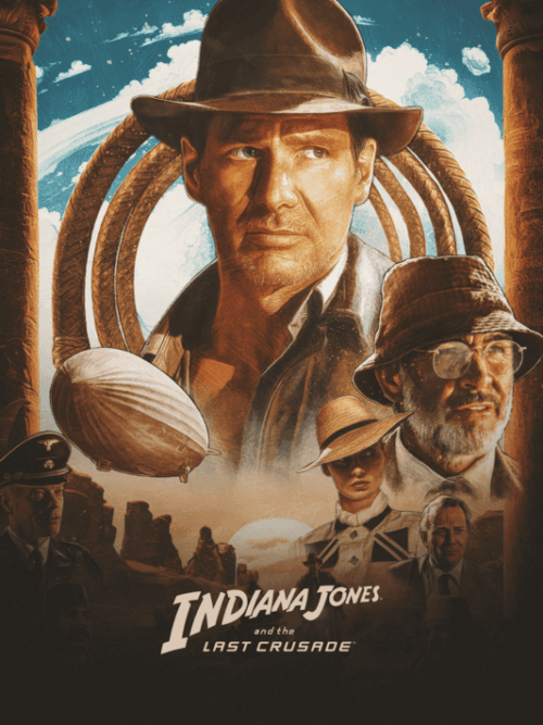 Indiana Jones And The Last Crusade 1989 Movie Poster