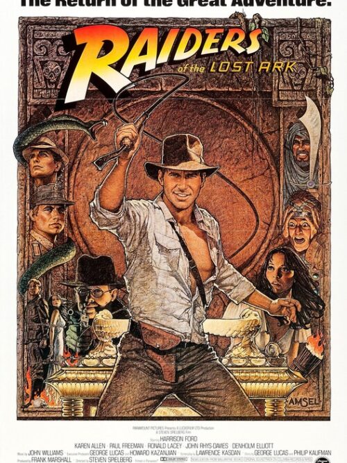 Indiana Jones Raiders Of The Lost Ark 1981 Movie Poster