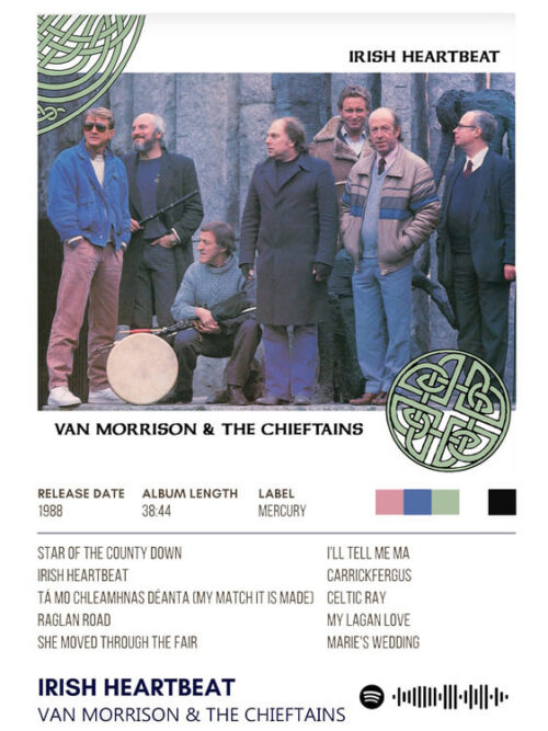 Irish Heartbeat By Van Morrison & The Chieftains Album Poster