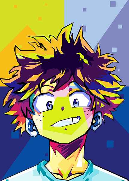 Izuku My Hero Academia Japanese anime Poster