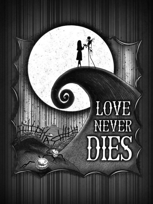 Jack Sally Love Never Dies Halloween Poster