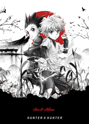 Japanese Gon x Killua Hunter x Hunter Poster